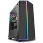 Gabinete NOX INFINITY NEON Painel lateral em Vidro Temperado, Frontal com Iluminação Rainbow, 1 FAN RGB - NXINFINTYNEON