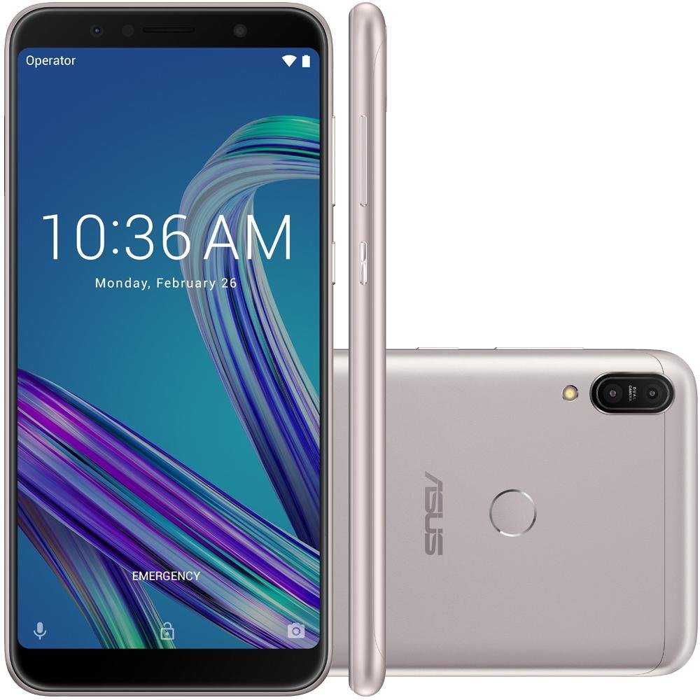 Smartphone Asus Zenfone Max Pro M1, 32GB, 13MP, Tela 6´, Prata - ZB602KL-4H111BR Smartphone Asus Zenfone Max Pro M1, 32GB, 13MP, Tela 6´, Prata - ZB602KL-4H111BR