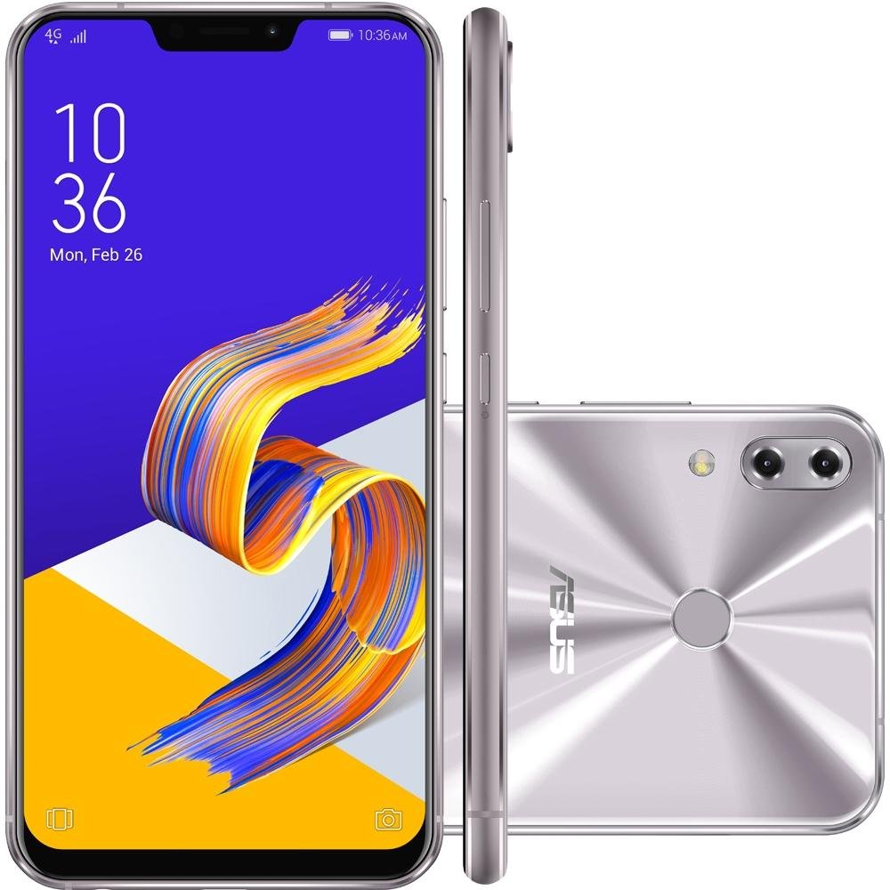 Smartphone Asus Zenfone 5, 64GB, Prata | KaBuM!