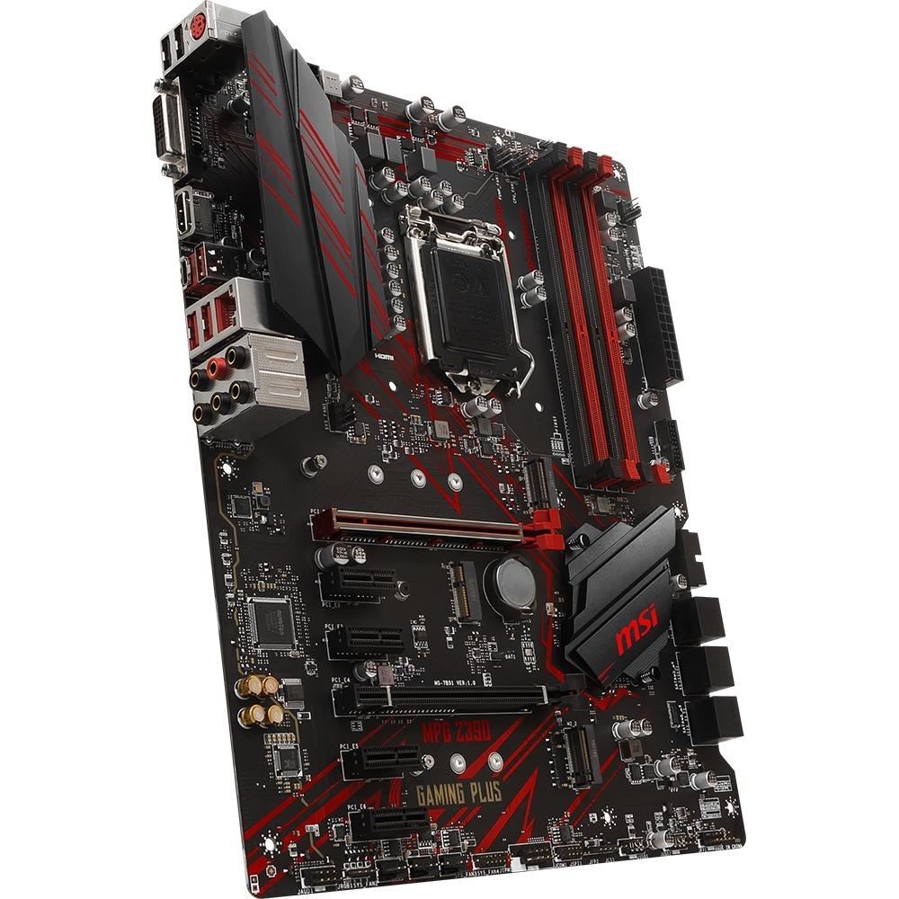マザーボード MPG Z390 GAMING PLUS LGA1151 Placa-Mãe MSI Intel LGA 1151 MPG Z390 Gaming Plus | KaBuM!