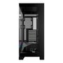 Gabinete Gamer PCYES Forcefield Flow, Mid Tower, RGB, Lateral em Vidro, Black Vulcan - Gfffbv