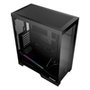 Gabinete Gamer PCYES Forcefield Flow, Mid Tower, RGB, Lateral em Vidro, Black Vulcan - Gfffbv