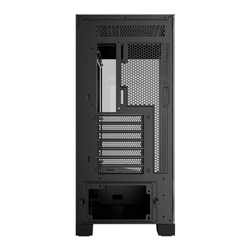 Gabinete Gamer PCYES Forcefield Flow, Mid Tower, RGB, Lateral em Vidro, Black Vulcan - Gfffbv Gabinete Gamer PCYES Forcefield Flow, Mid Tower, RGB, Lateral em Vidro, Black Vulcan - Gfffbv