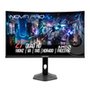 Monitor Gamer Curvo Rise Mode Nova Pro 27", QHD, 180Hz, 1ms, VA, HDMI e DisplayPort, Altura Ajustável, Som Integrado, Preto - RM-MONV01-27C1802K-B