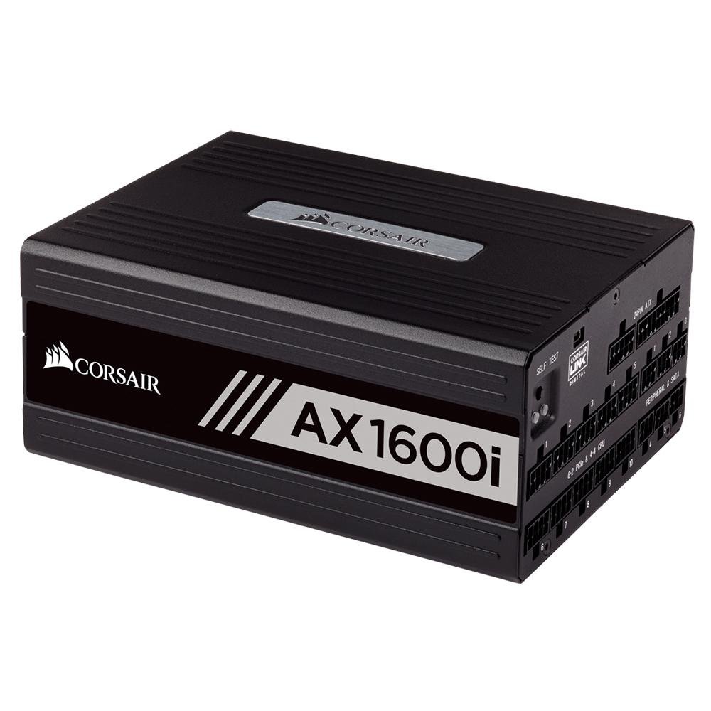 Fonte Corsair 1600W 80Plus Titanium Modular AX1600i | KaBuM!