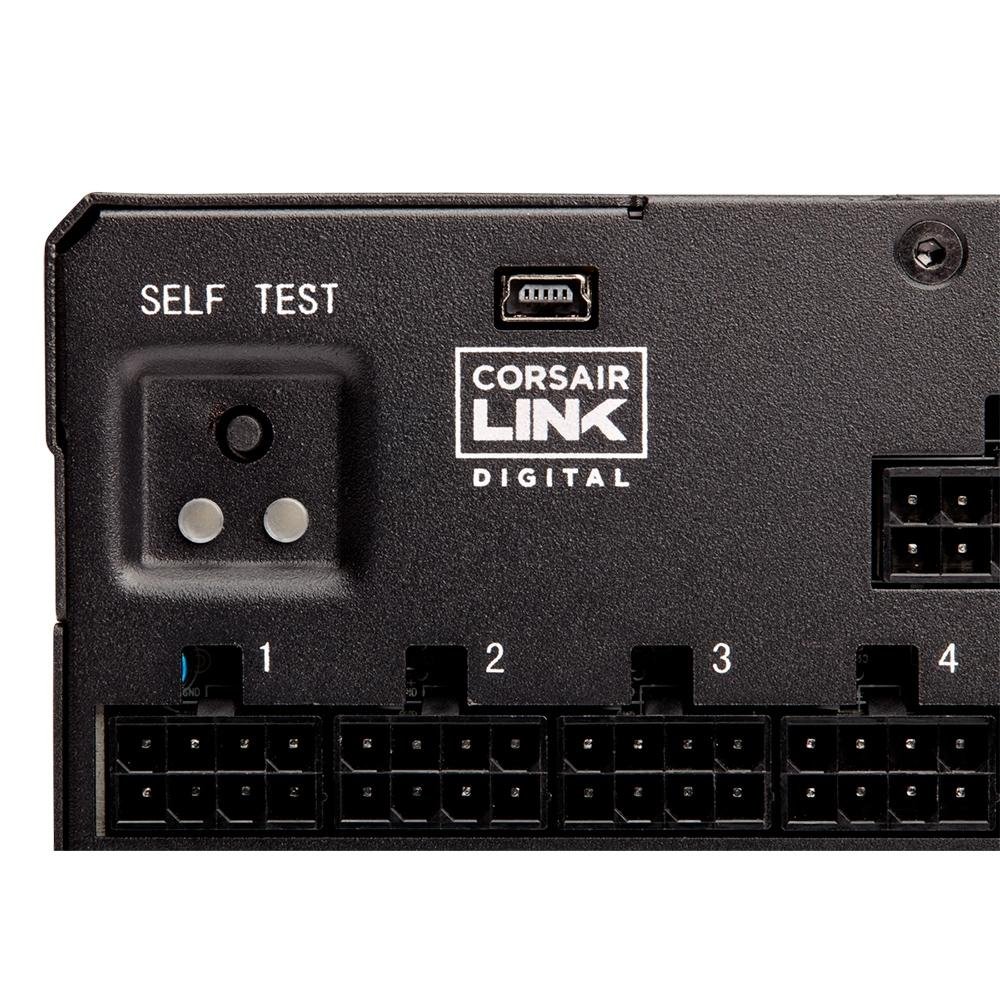 Fonte Corsair 1600W 80Plus Titanium Modular AX1600i | KaBuM!