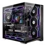Gabinete Gamer Esgaming Zero Max, Mid Tower, M-ATX, Frontal e Lateral em Vidro Temperado, Sem Fans, Preto - Zero Max BK