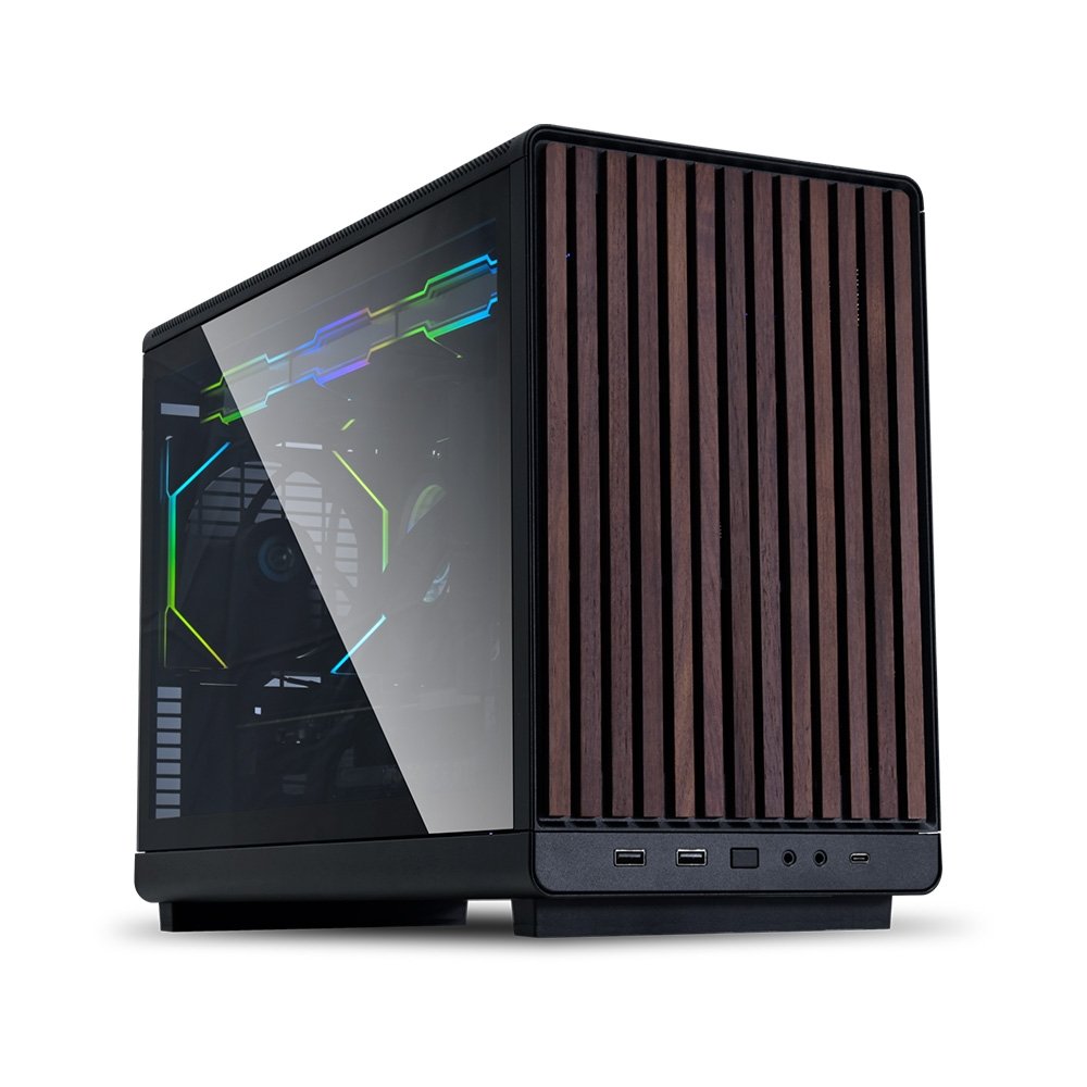 岸*木様 LIANLI Compact PC Case, A3-mATX Woo Lian Li A3 Micro ATX Wood Edition Preto | KaBuM!