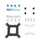 Air Cooler Montech NX600, Dual Tower, 120mm, Intel e AMD, Branco - NX600W