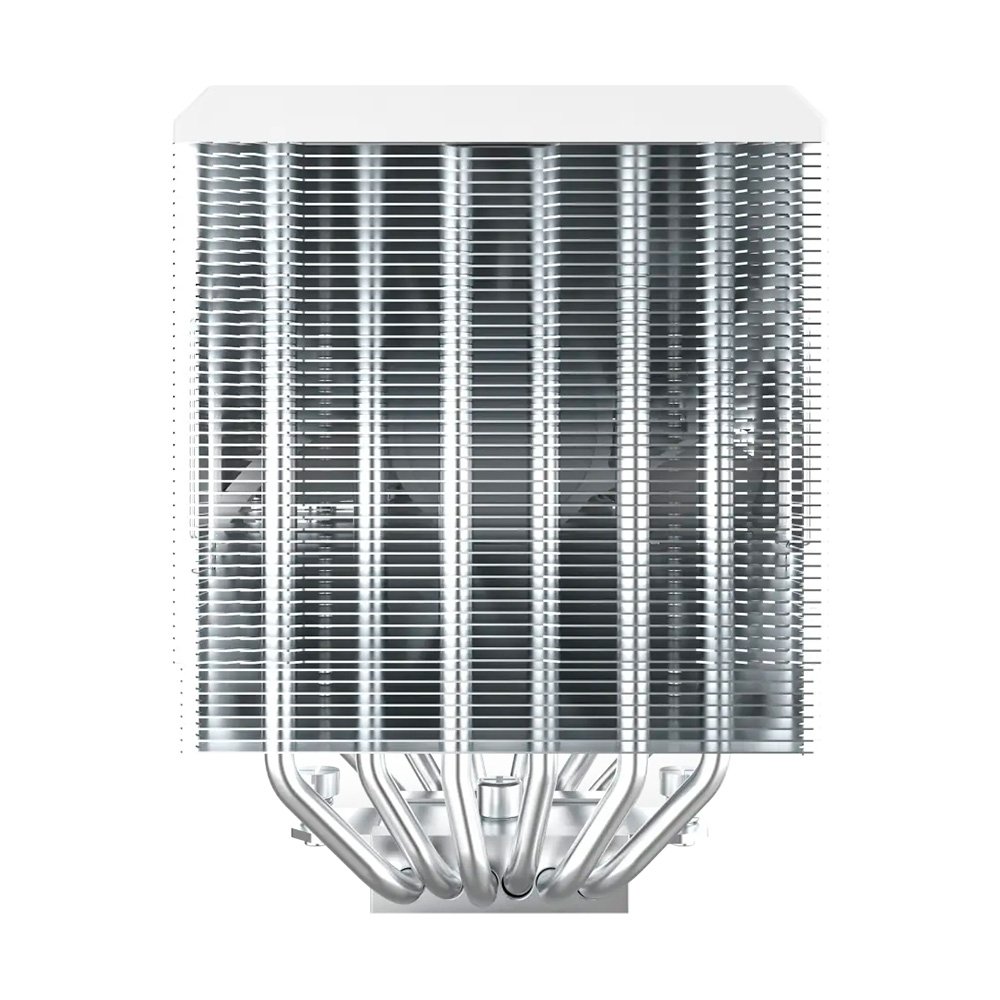 Air Cooler Montech NX600, Dual Tower, 120mm, Intel e AMD, Branco - NX600W Air Cooler Montech NX600, Dual Tower, 120mm, Intel e AMD, Branco - NX600W