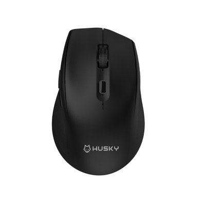 Mouse Office Husky Vero 200, Multiconexão (Bluetooth + 2.4GHz), Click Silencioso, 6 Botões, 1600 DPI, Preto - HMO200PT