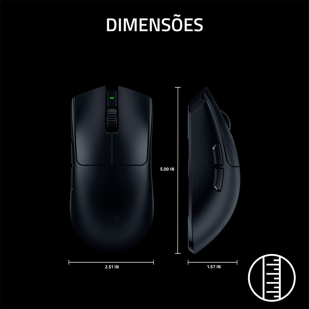 Mouse Sem Fio Razer Viper V3 Pro SE 35K DPI | KaBu