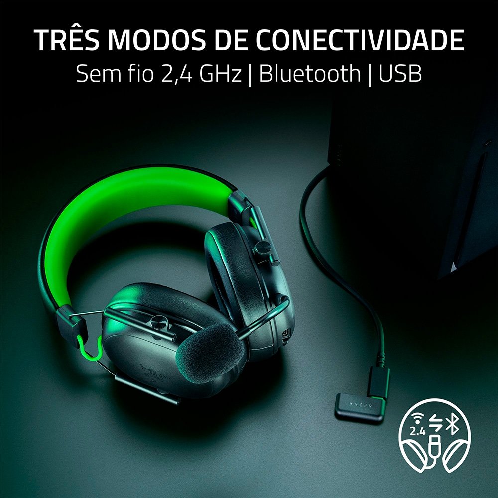Headset Razer BlackShark V3 X HyperSpeed | KaBuM!