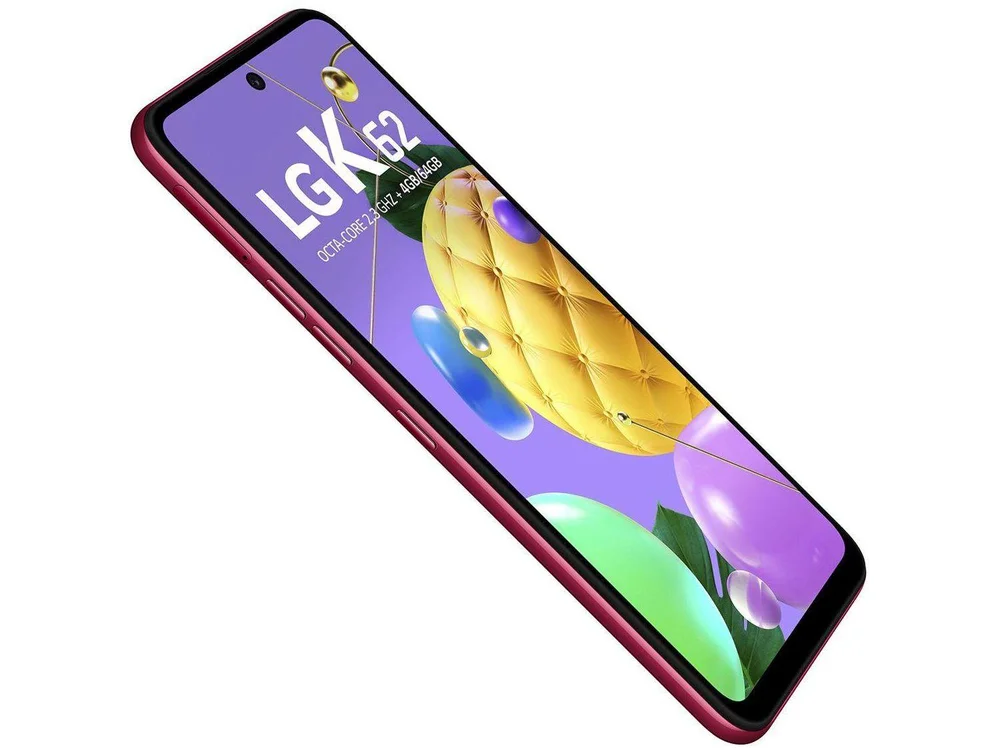 Smartphone LG K62, 64GB, 4GB RAM, Octa Core, Câmera Quádrupla 48MP, Tela 6.6, Android 10, Vermelho Smartphone LG K62, 64GB, 4GB RAM, Octa Core, Câmera Quádrupla 48MP, Tela 6.6, Android 10, Vermelho