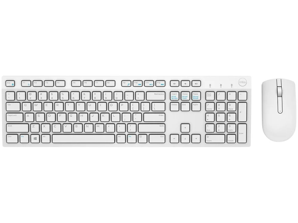 Kit Teclado e Mouse sem Fio Dell KM636 Wireless