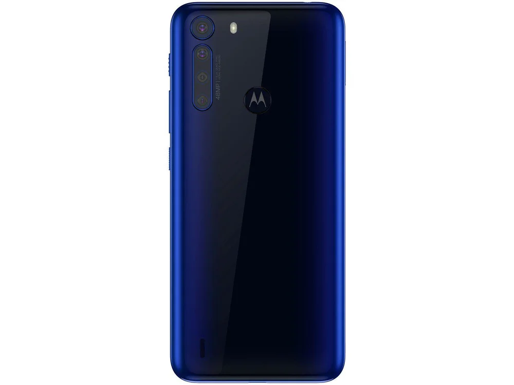 Smartphone Motorola One Fusion, 128GB, 4GB RAM, Snapdragon 710 Octa-Core, Câm. Quádrupla 48MP, Tela 6.5", Azul Safira - Ouro Smartphone Motorola One Fusion, 128GB, 4GB RAM, Snapdragon 710 Octa-Core, Câm. Quádrupla 48MP, Tela 6.5", Azul Safira - Ouro