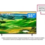 Smart TV LG 55 Polegadas 4K, UHD, Quantum Dot Nanocell, Thinq AI - 55QNED80SQA