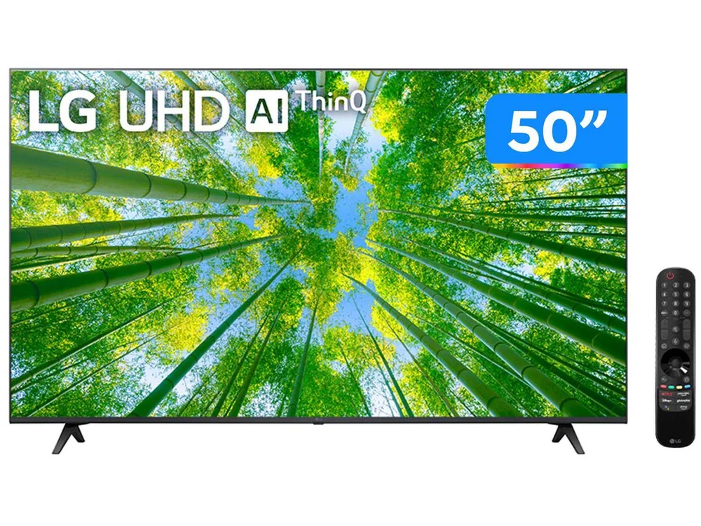 Smart Tv Lg UHD 50 50UQ8050PSB 4K HDR KaBuM
