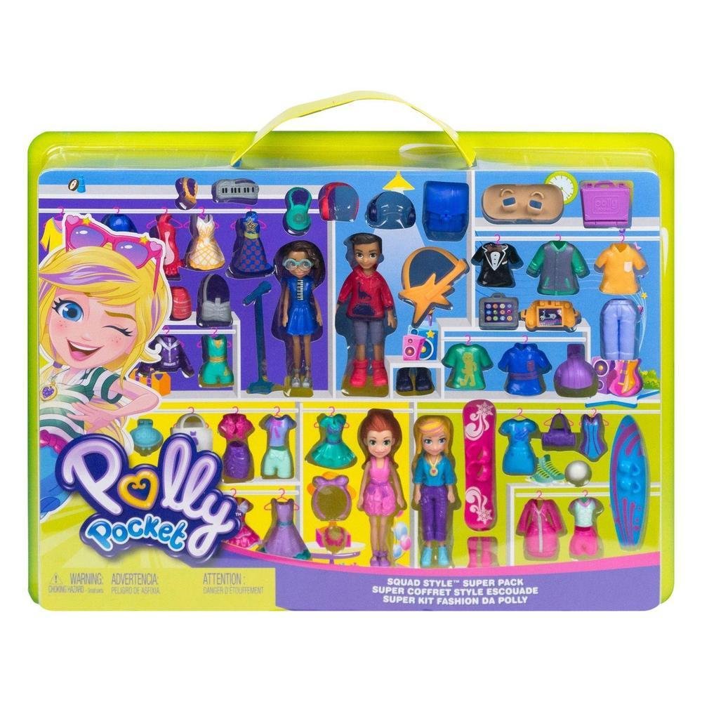 Boneca Polly Pocket Super Kit Fashion Boneca Polly Pocket Super Kit Fashion