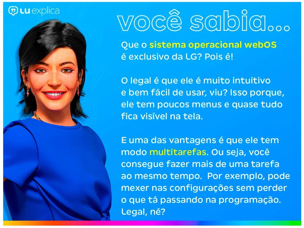 Smart Tv 65Polegadas 4k 65uq7950, Hdr, Inteligência Artificial Thinq 3x, HDMI 2.0, WIFI Smart Magic Alexa Google Lg Smart Tv 65Polegadas 4k 65uq7950, Hdr, Inteligência Artificial Thinq 3x, HDMI 2.0, WIFI Smart Magic Alexa Google Lg