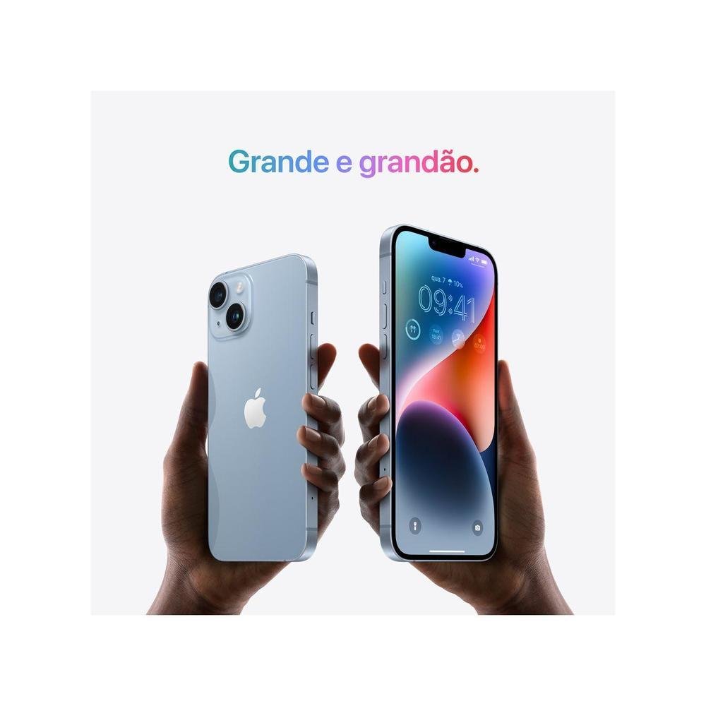 Smartphone iPhone 14 Plus, 128GB, 5G, Tela OLED de 6,7'' 12MP - Estelar Smartphone iPhone 14 Plus, 128GB, 5G, Tela OLED de 6,7'' 12MP - Estelar