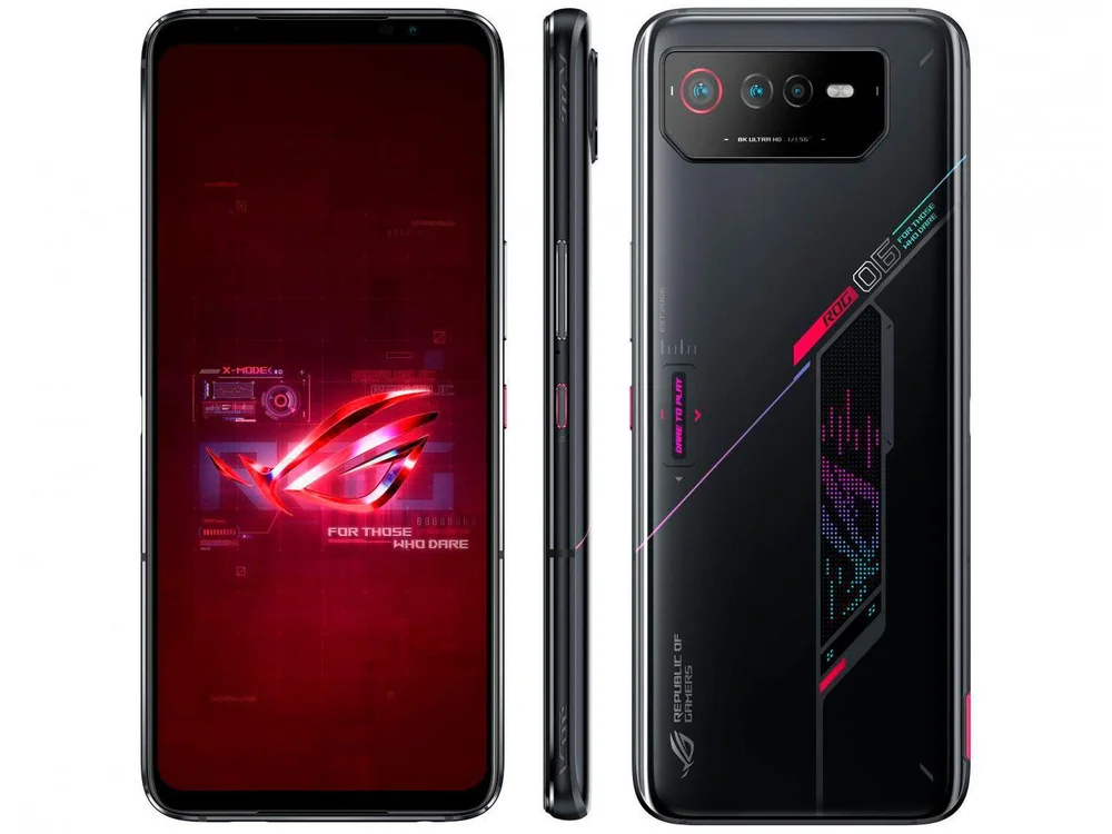 Smartphone Asus Rog Phone 6 256GB Black 5G Snapdra