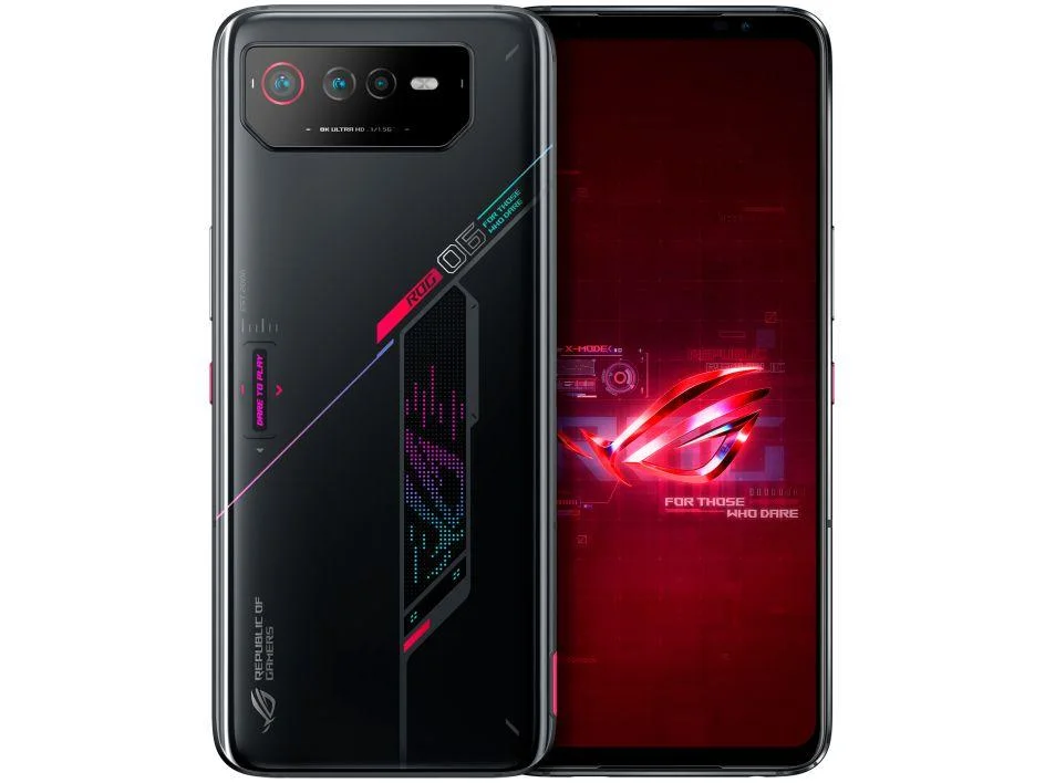 ROG Phone 6 256GB ブラック Smartphone Asus Rog Phone 6 256GB Black 5G Snapdra