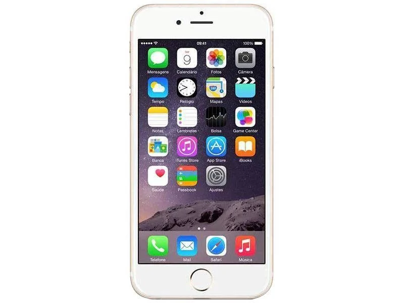 iPhone 6 Apple 128GB 4G iOS 8 Tela 4.7” Câm. 8MP