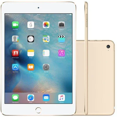 iPad mini (第4世代) ゴールド 128GB（本体のみ） iPad Mini 4 Apple 128GB Dourado Tela 7,9 Retina