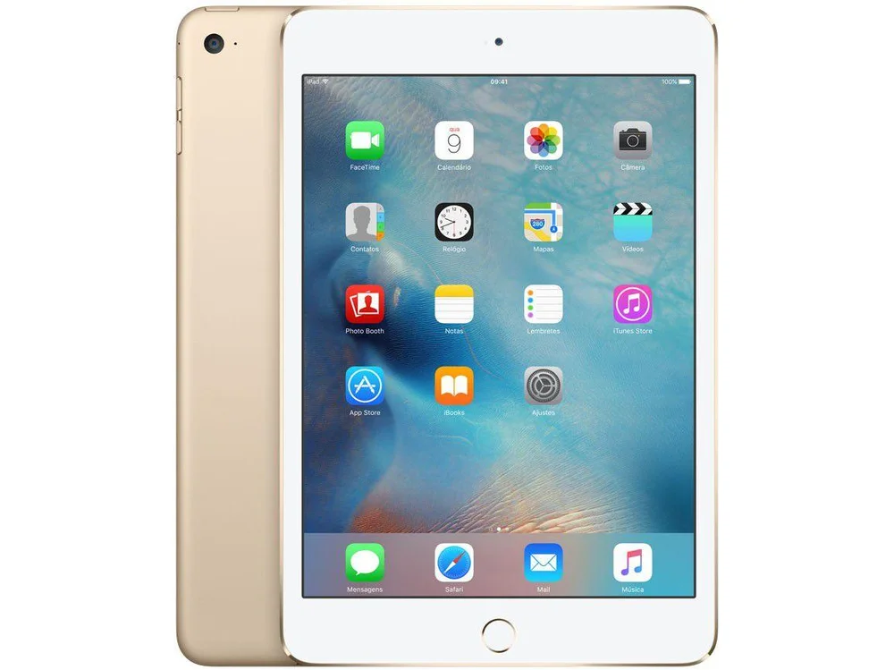 iPad mini ゴールド 128GB iPad Mini 4 Apple 128GB Dourado Tela 7,9 Retina