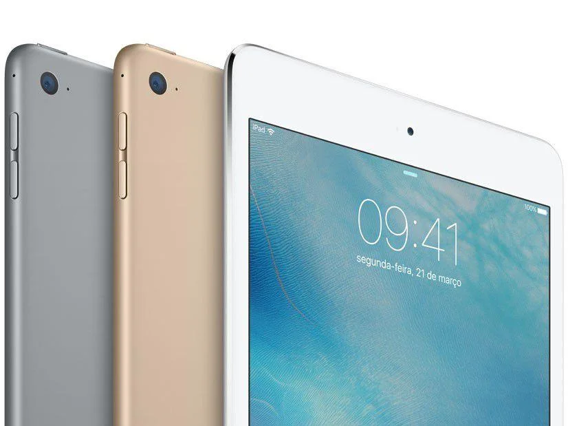 iPad Mini 4 Apple 128GB Dourado Tela 7,9 Retina