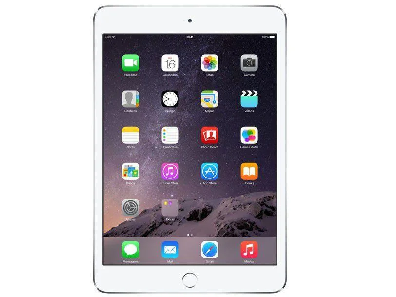 iPad Mini 3 Apple 128GB Cinza Espacial Tela 7,9”