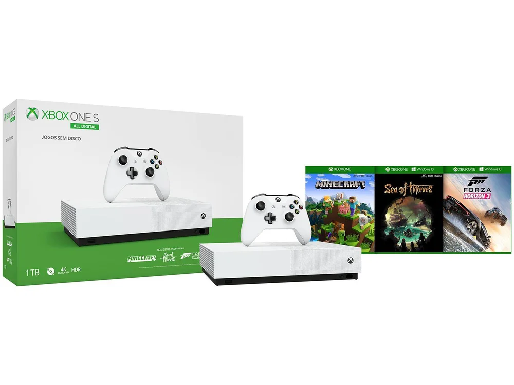 Xbox One S All Digital Edition 1TB 1 Controle