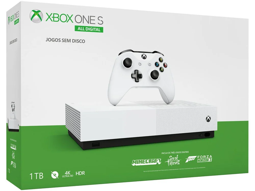Xbox One S All Digital Edition 1TB 1 Controle