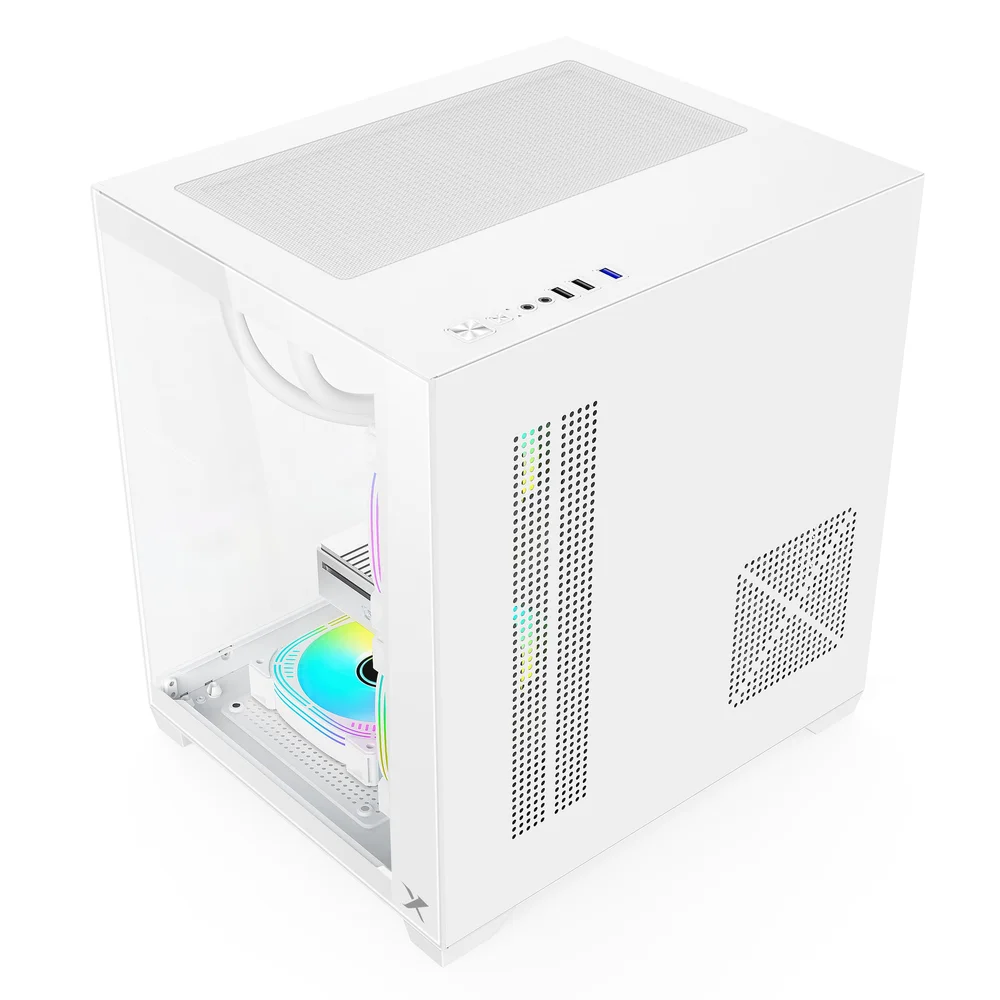 Gabinete Gamer Brx Xtreme Glacier White R41w