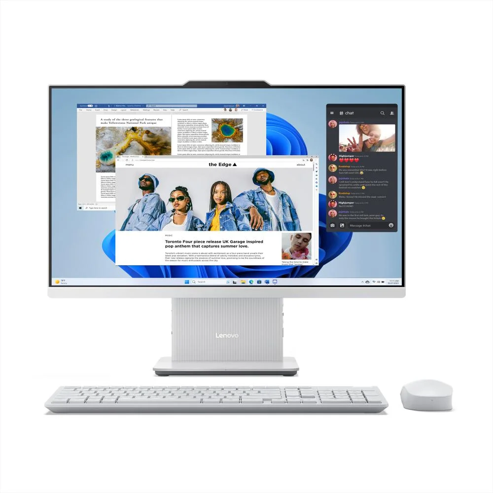 Computador All In One Lenovo Ideacentre Aio 24irh9 Intel Core i5-13420h 16gb 512gb SSD WINDOWS 11 Pro - F0hn00ufbo Cloud Grey em Campinas - foto 2