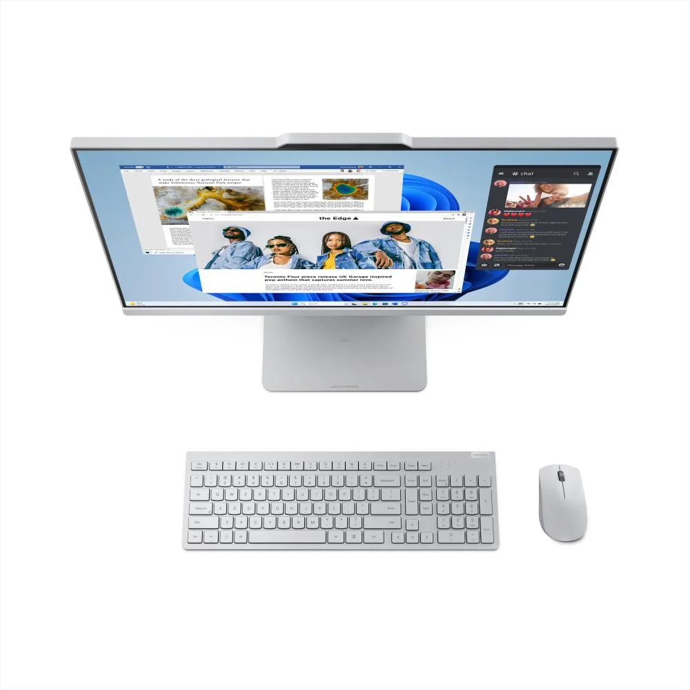 Computador All In One Lenovo Ideacentre Aio 24irh9 Intel Core i5-13420h 16gb 512gb SSD WINDOWS 11 Pro - F0hn00ufbo Cloud Grey em Campinas - foto 3
