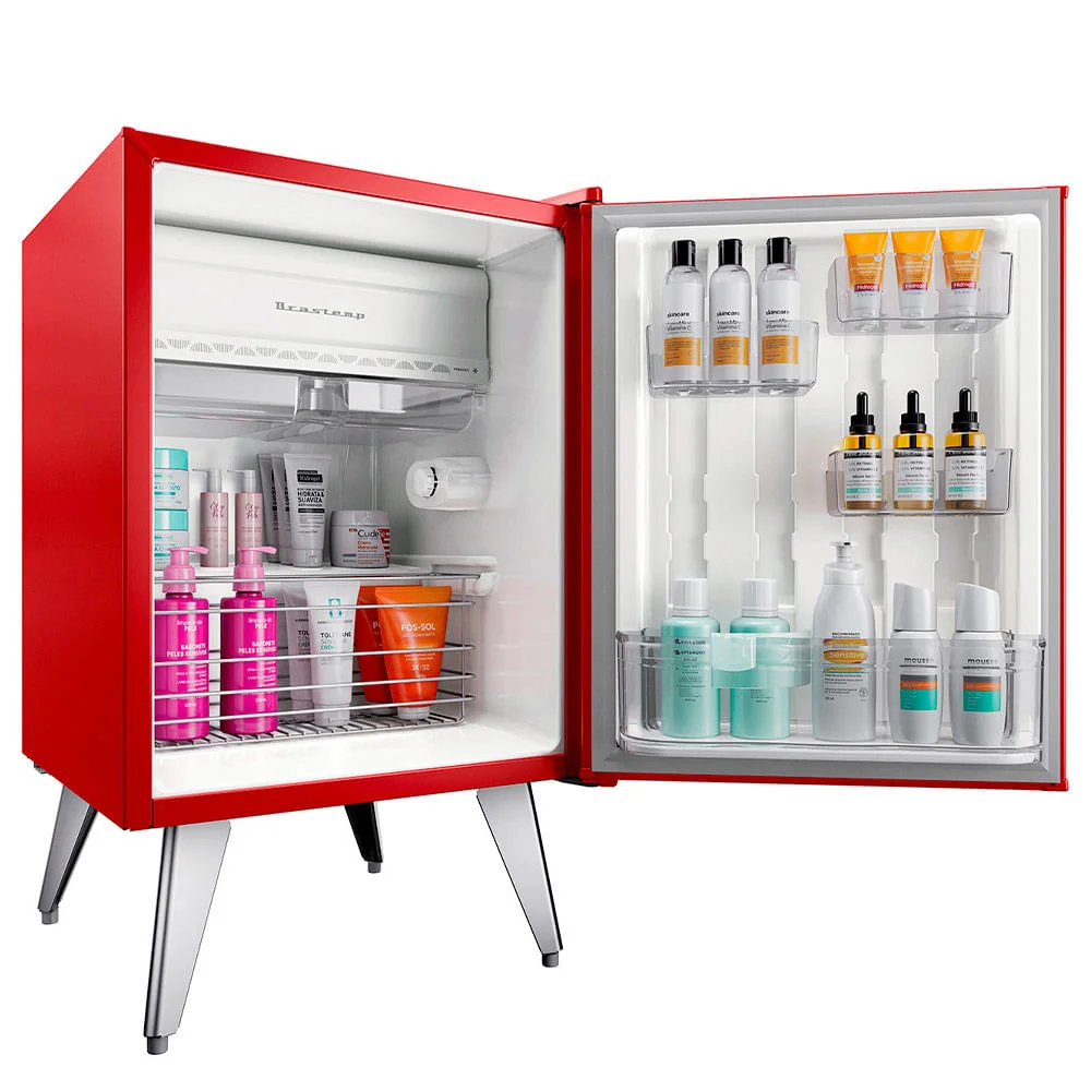 Frigobar Brastemp Retrô 76 Litros Classic Red - Bra08mv - 220v Frigobar Brastemp Retrô 76 Litros Classic Red - Bra08mv - 220v