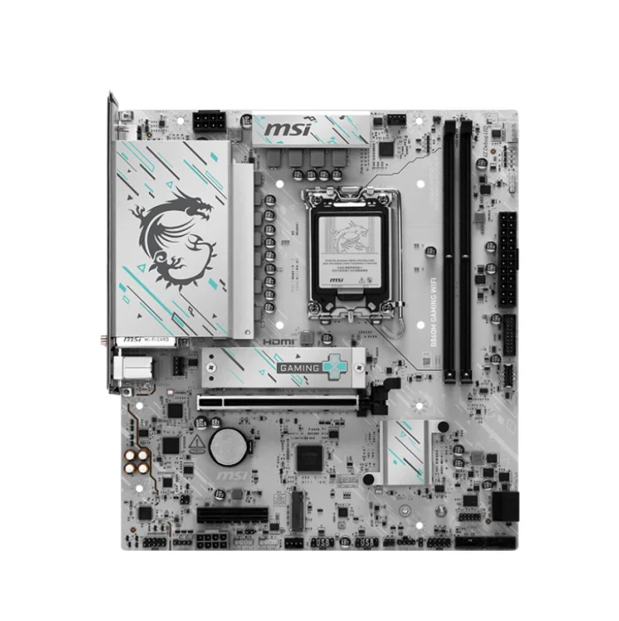 Placa Mãe Msi B860m Gaming Wifi, Intel LGA 1851, Matx, Wf/blt, Ddr5 - B860m Gaming Wifi Placa Mãe Msi B860m Gaming Wifi, Intel LGA 1851, Matx, Wf/blt, Ddr5 - B860m Gaming Wifi