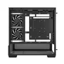Gabinete Gamer Deepcool Cg380 Preto Microatx Com 3 Fans Preto