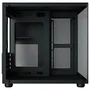 Gabinete Gamer Aquario Preto Bluecase  Bg-064 Pure Sem Fans Micro Atx Matx Vidro Temperado Frontal e Lateral