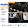 Dissipador SSD M.2 2280 Nvme/ngff 3mm Black + Thermal Pad