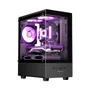 Gabinete Gamer Aquário C3tech Mt-g150bk - Vidro Temperado - Micro Atx - Preto