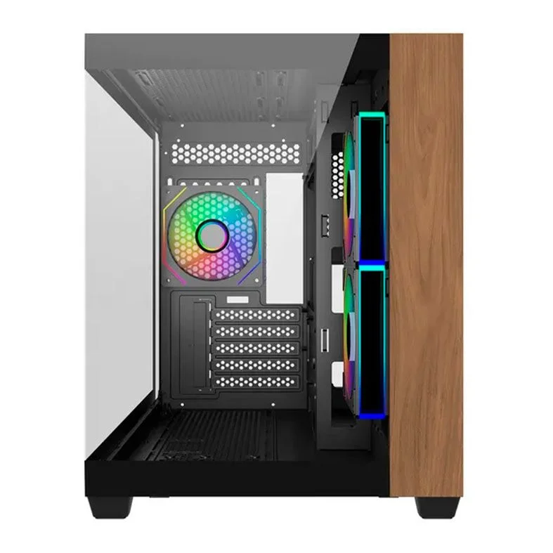 Gabinete Elite 481, Mini Tower, ARGB, Sem Fonte, Sem Fans, Preto, E481-khnn-s00