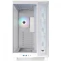 Gabinete Gamer Thermaltake View 380 Xl Tg Snow ARGB Mid Tower Vidro Temperado Atx Sem Fonte Com 4 Fans Branco