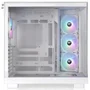 Gabinete Gamer Thermaltake View 380 Xl Tg Snow ARGB Mid Tower Vidro Temperado Atx Sem Fonte Com 4 Fans Branco