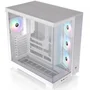 Gabinete Gamer Thermaltake View 380 Xl Tg Snow ARGB Mid Tower Vidro Temperado Atx Sem Fonte Com 4 Fans Branco