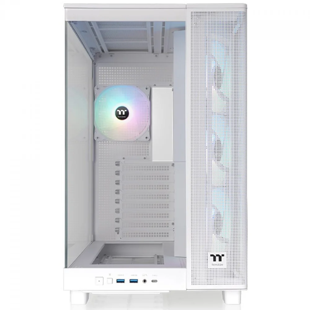 Gabinete Gamer Thermaltake View 380 Xl Tg Snow ARGB Mid Tower Vidro Temperado Atx Sem Fonte Com 4 Fans Branco Gabinete Gamer Thermaltake View 380 Xl Tg Snow ARGB Mid Tower Vidro Temperado Atx Sem Fonte Com 4 Fans Branco