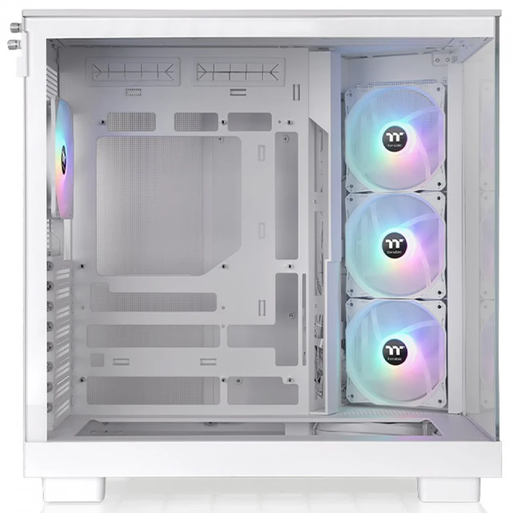 Gabinete Gamer Thermaltake View 380 Xl Tg Snow ARGB Mid Tower Vidro Temperado Atx Sem Fonte Com 4 Fans Branco Gabinete Gamer Thermaltake View 380 Xl Tg Snow ARGB Mid Tower Vidro Temperado Atx Sem Fonte Com 4 Fans Branco