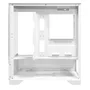 Gabinete Gamer Mini Atx E Mini Itx Vidro Temperado Psu Cover Aquário Slim Branco Magpie4b Sem Cooler